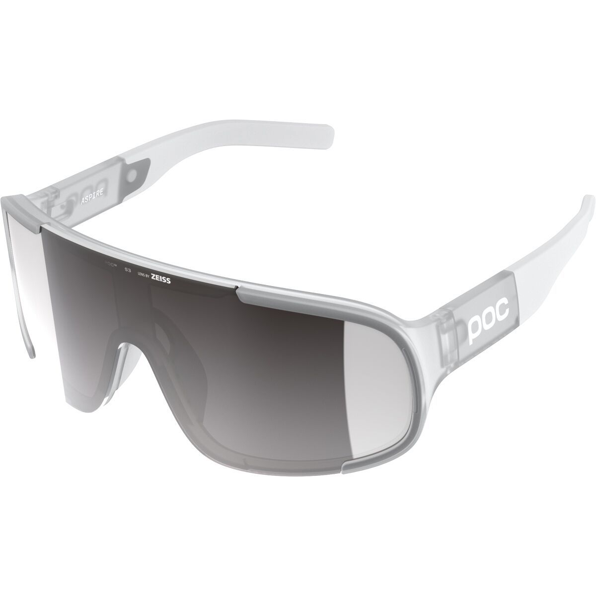 Image of POC Aspire Sunglasses Translucent/Clarity Road/Sunny Silver, One Size