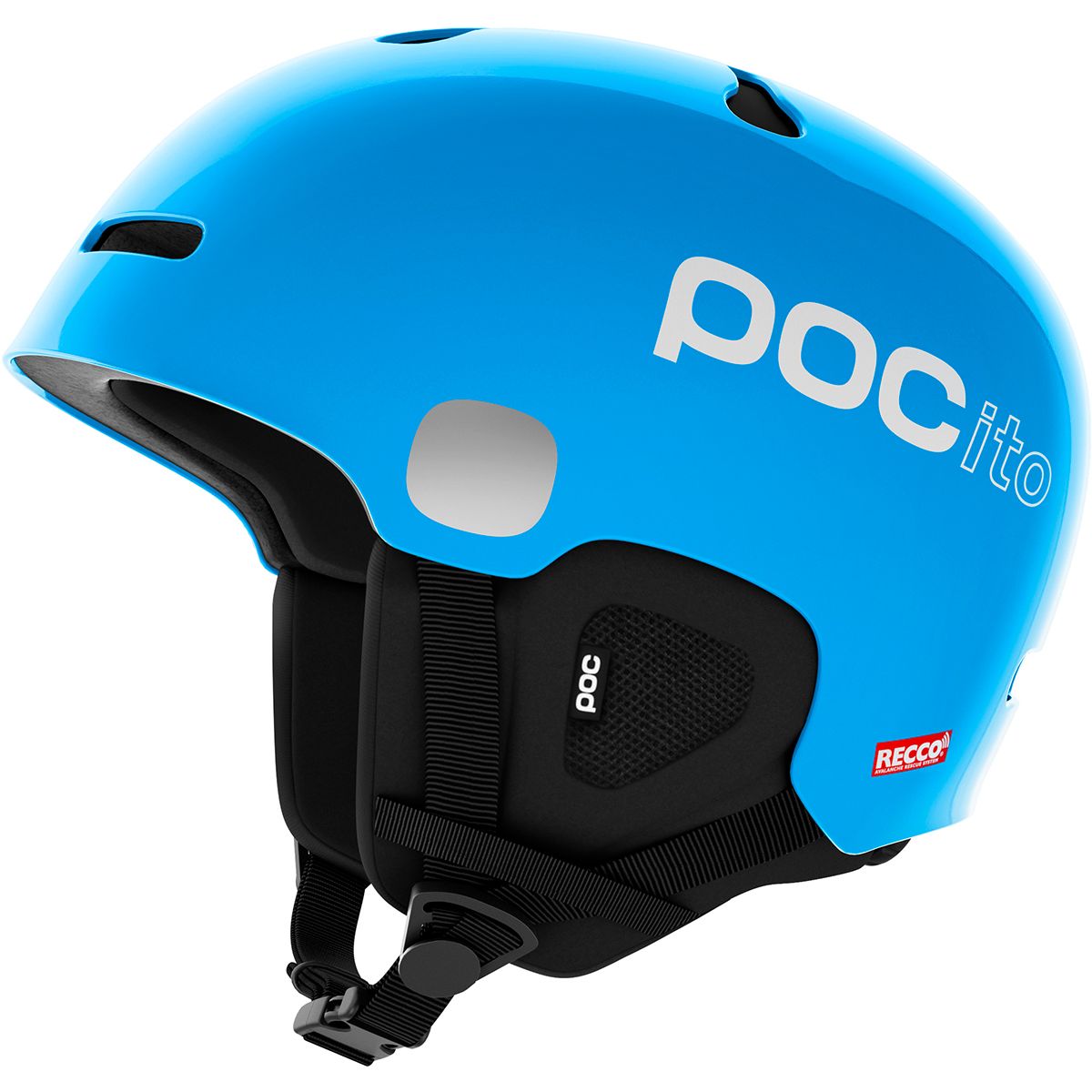 POC Pocito Auric Cut Spin Helmet - Kids' Fluorescent Blue