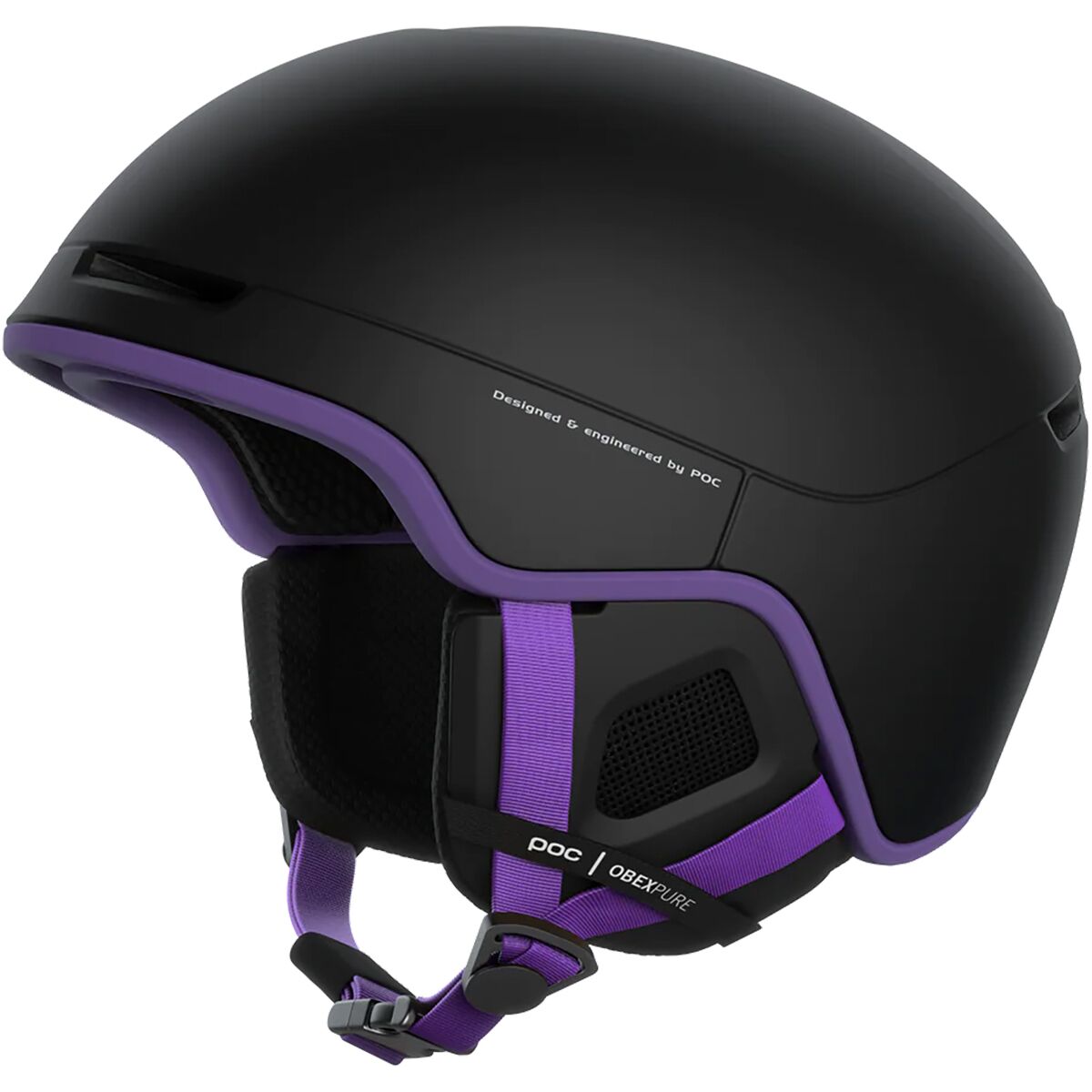 POC Obex Pure Helmet Uranium Black/Sapphire Purple Matte