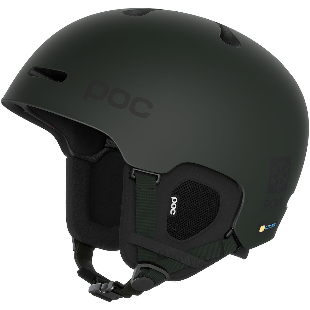 POC x POW Fornix Jeremy Jones Mips Helmet Bismuth Green Matte