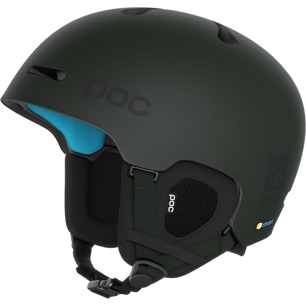 POC x POW Fornix Jeremy Jones Mips Helmet Deep Depths Green