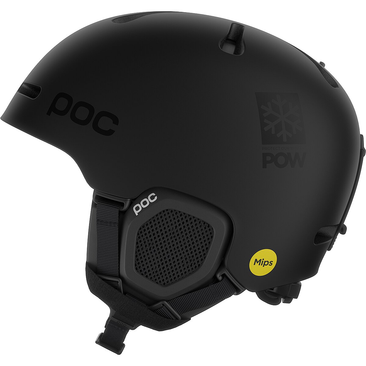 Image of POC x POW Fornix Jeremy Jones Mips Helmet Uranium Black, M/L