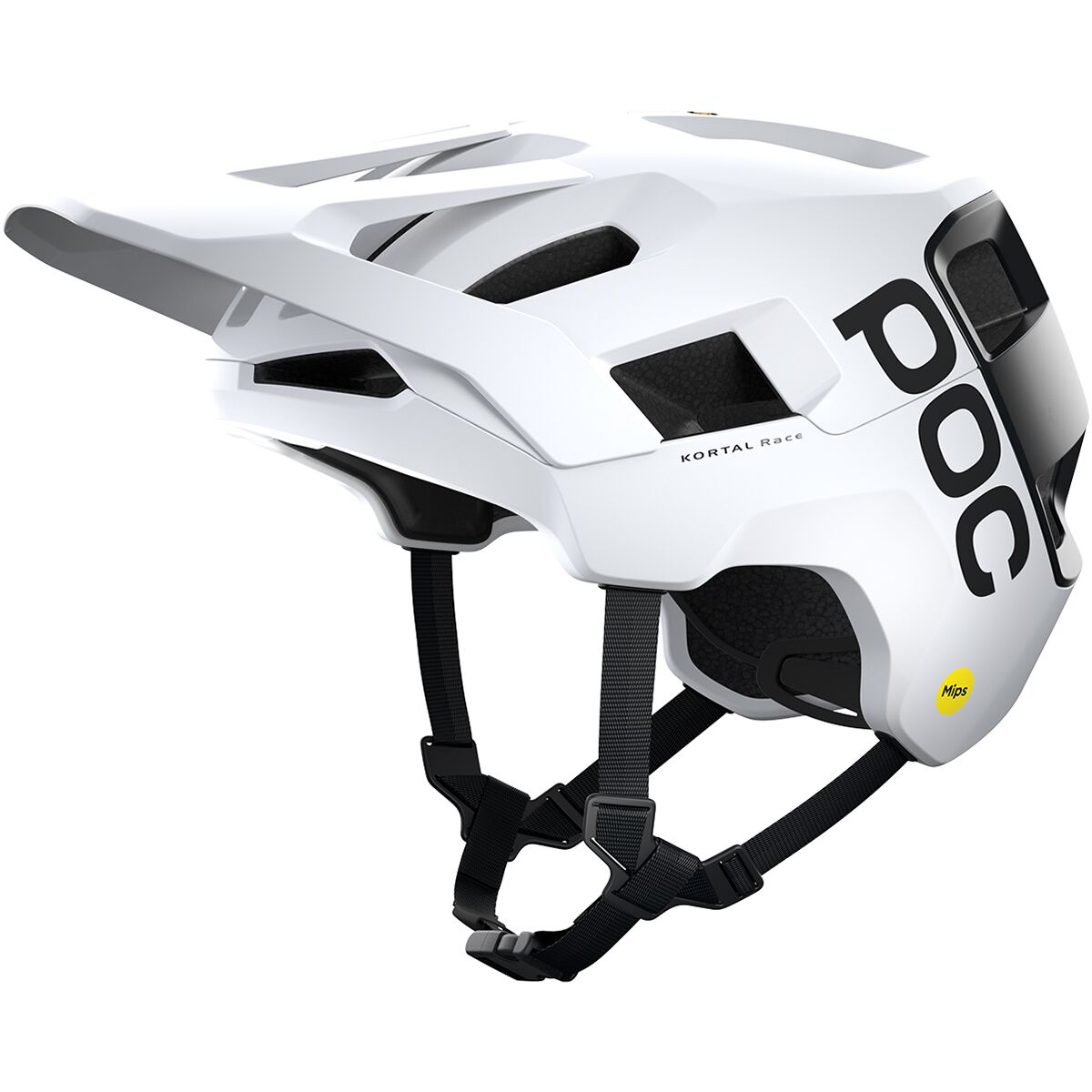 Image of POC Kortal Race Mips Helmet Hydrogen White/Uranium Black Matte, 51-54cm