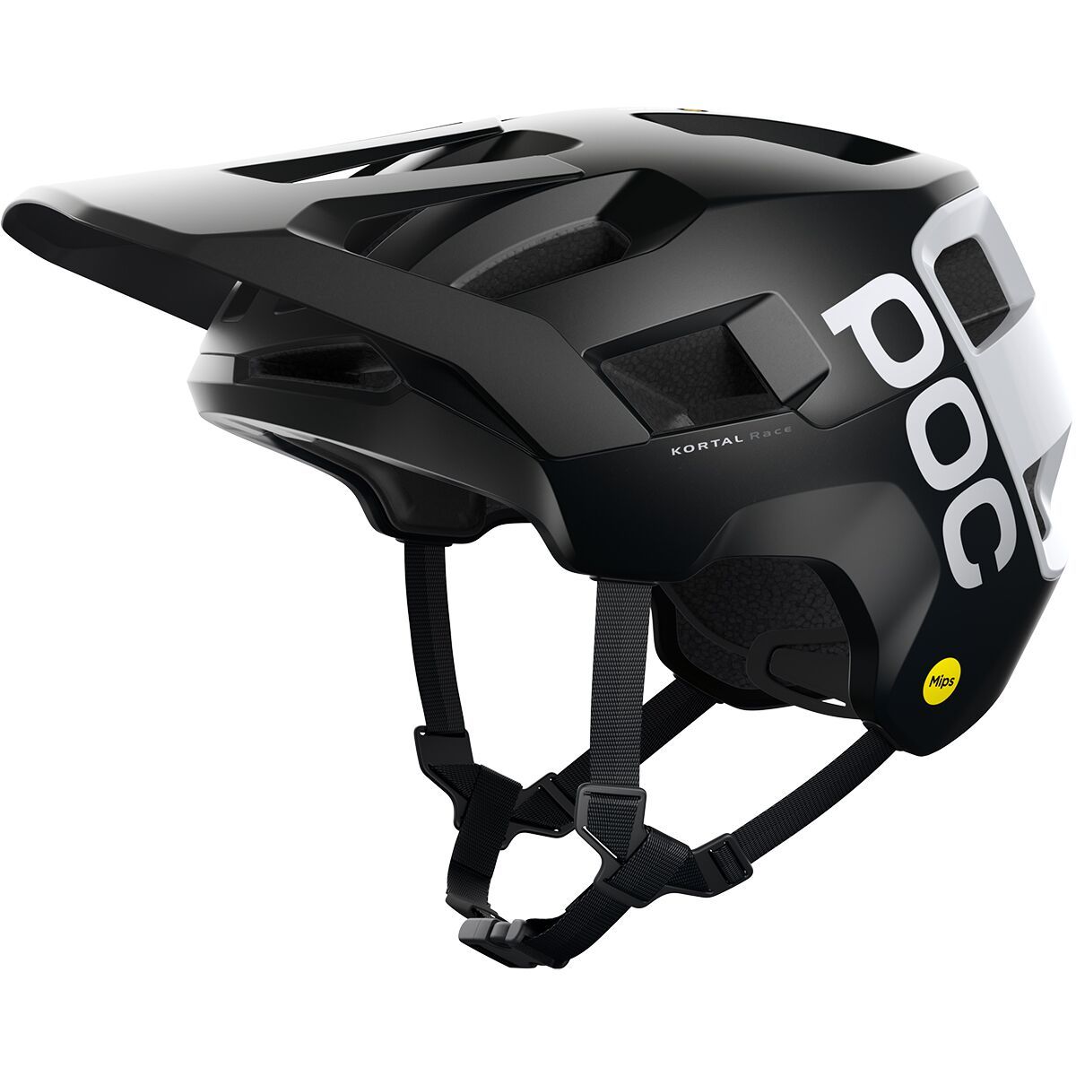 Image of POC Kortal Race Mips Helmet Uranium Black Matte/Hydrogen White, 55-58cm