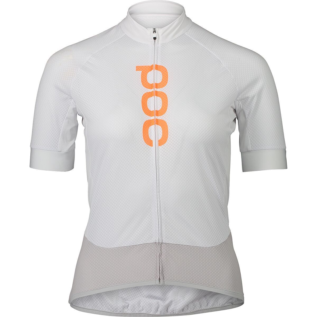 Image of POC Essential Road Logo Jersey - Women's Hydrogen White/Granite Grey, L