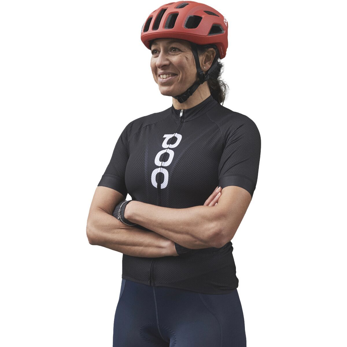 Image of POC Essential Road Logo Jersey - Women's Uranium Black, XS