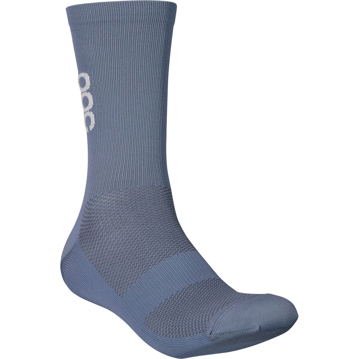 Image of POC Soleus Lite Mid Sock Calcite Blue, S