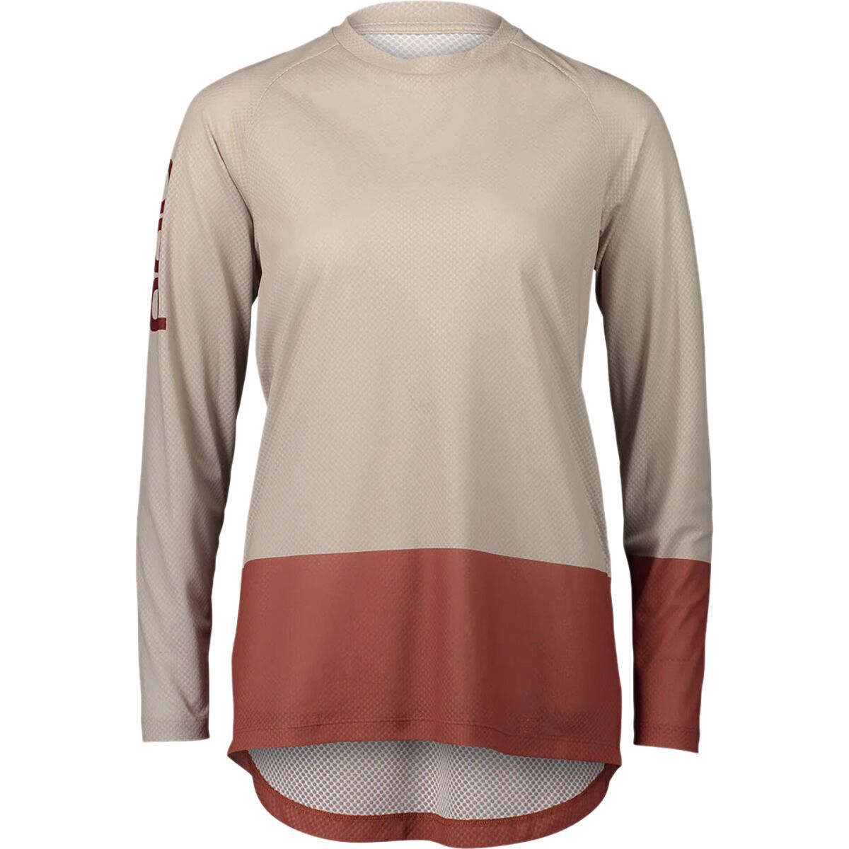 Image of POC MTB Pure Long-Sleeve Jersey - Women's Light Sandstone Beige/Himalayan Salt, S