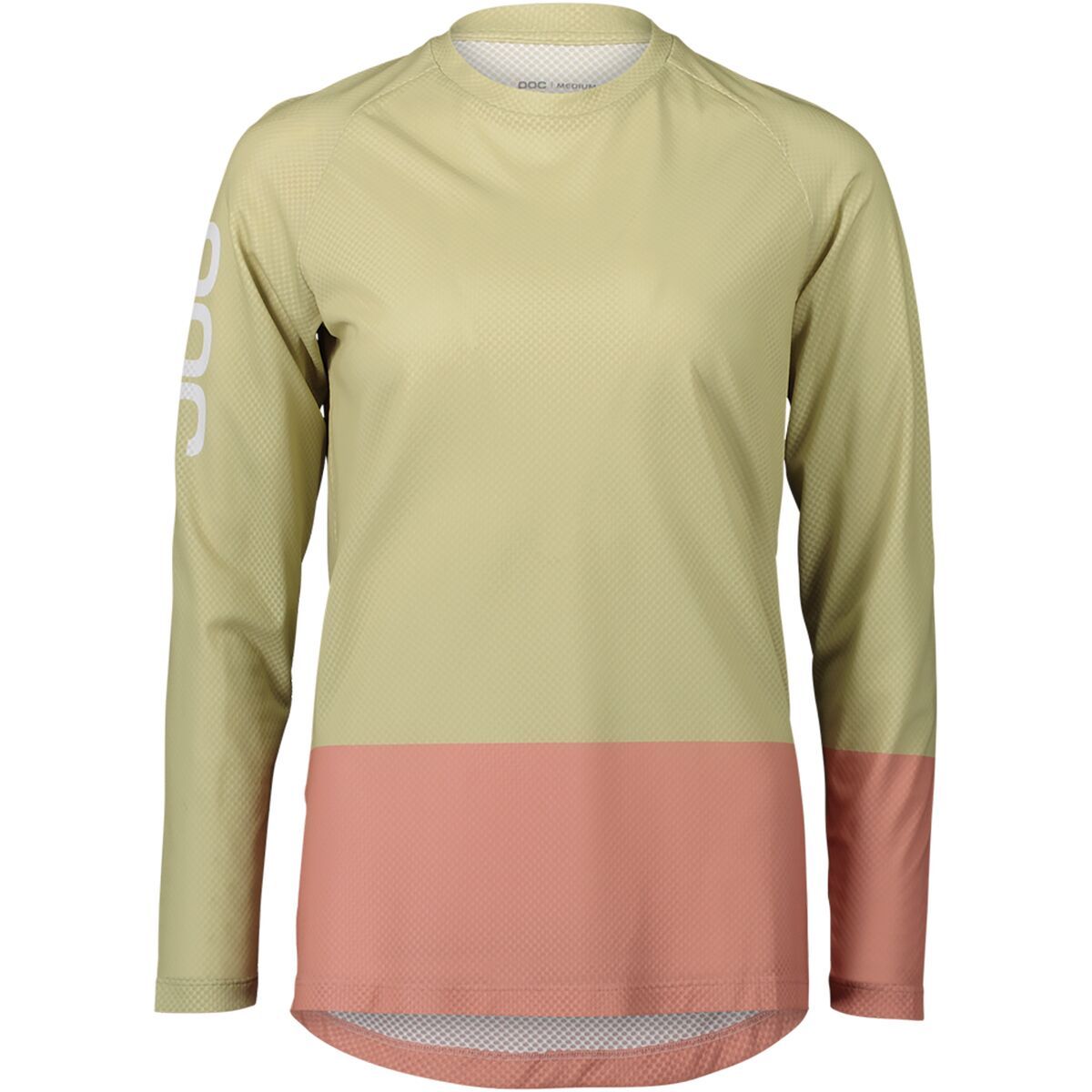 Image of POC MTB Pure Long-Sleeve Jersey - Women's Prehnite Green/Rock Salt, S