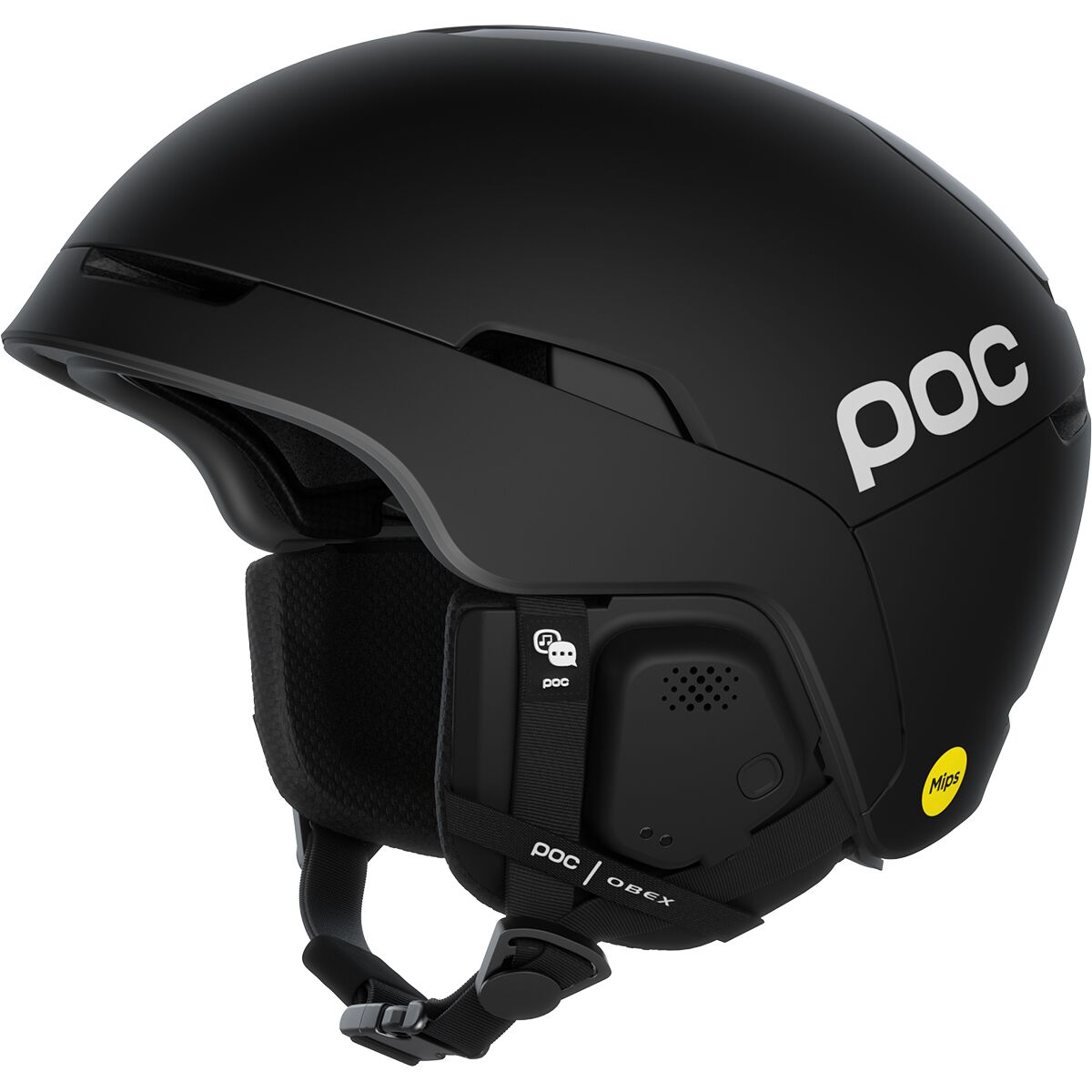POC Obex Mips Communication Helmet Uranium Black Matte