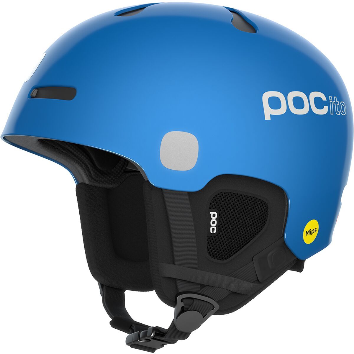 Image of POC Pocito Auric Cut Mips Helmet - Kids' Fluorescent Blue, XS/S