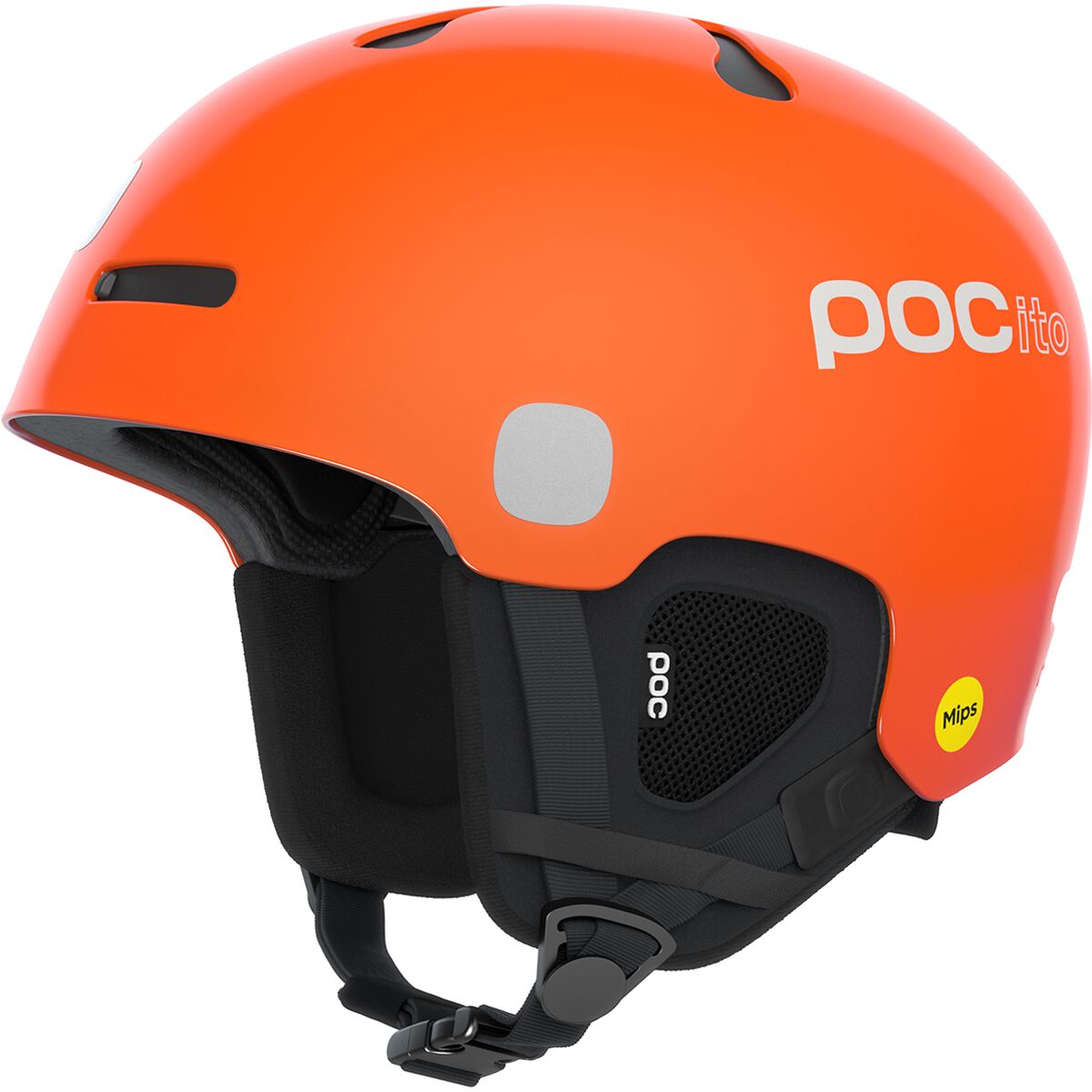 Image of POC Pocito Auric Cut Mips Helmet - Kids' Fluorescent Orange, M/L