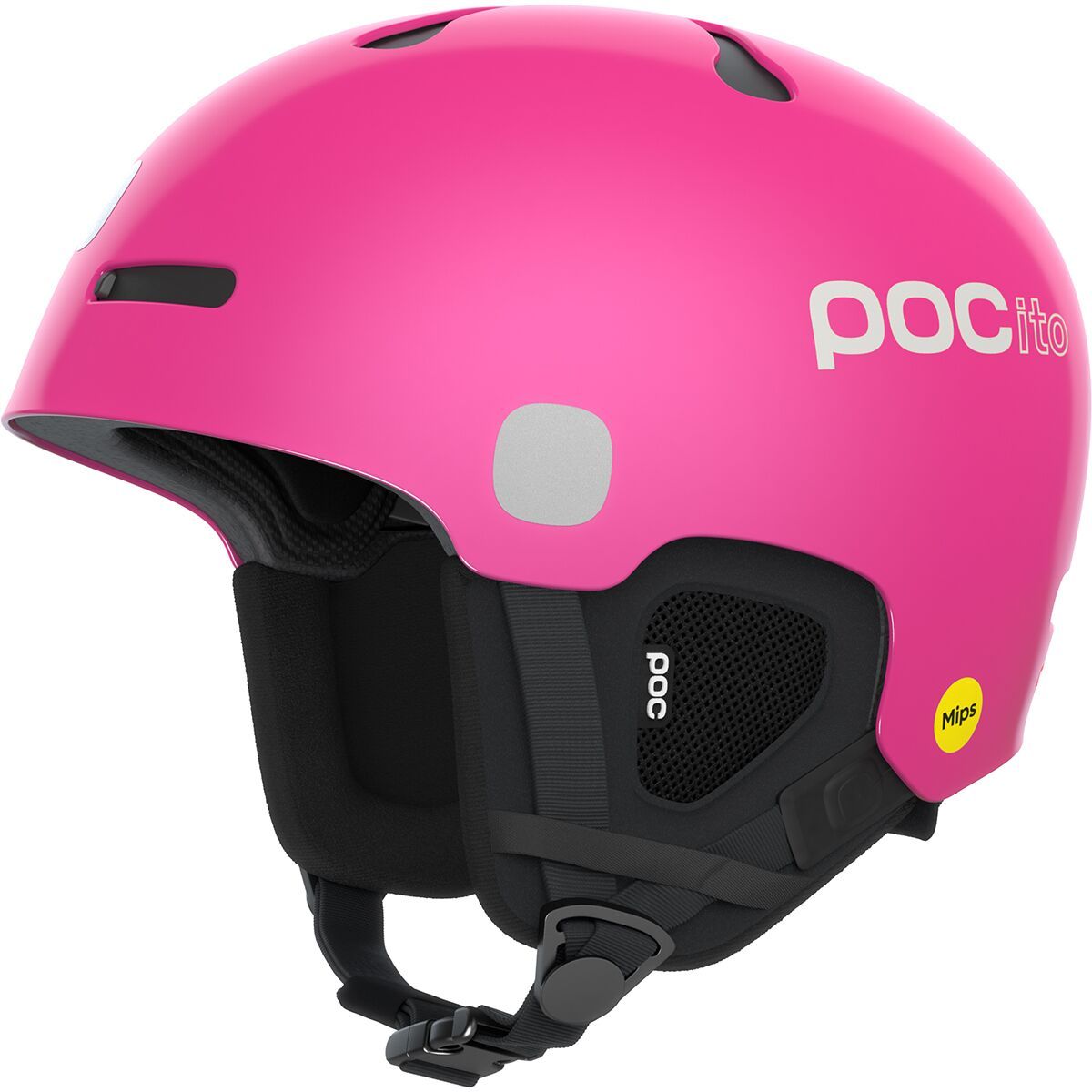 Image of POC Pocito Auric Cut Mips Helmet - Kids' Fluorescent Pink, M/L