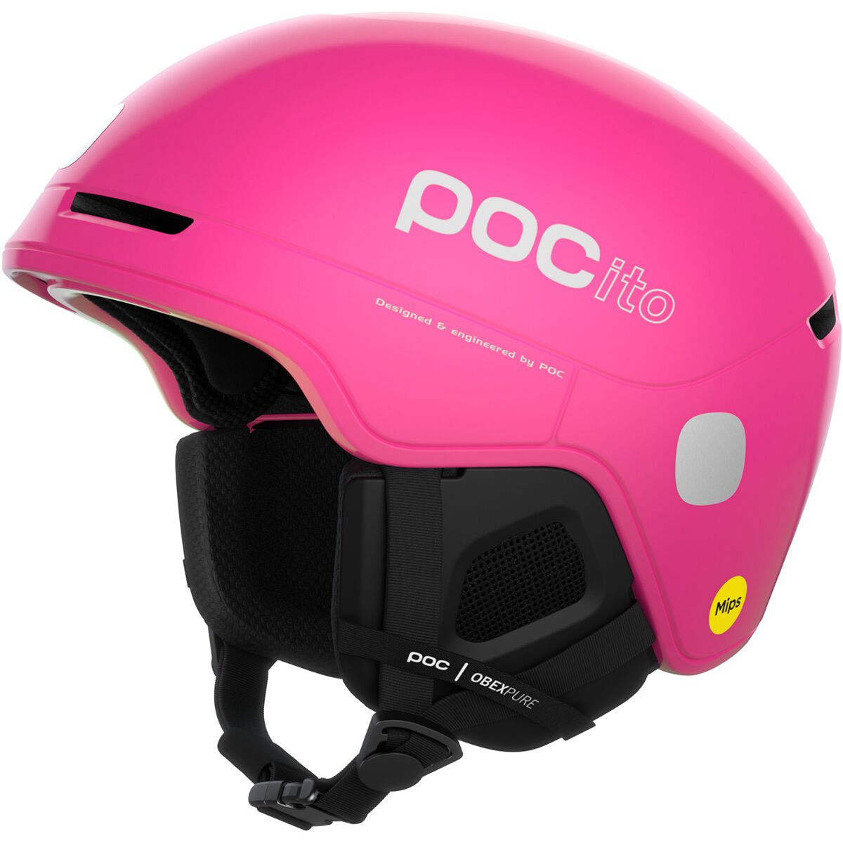 Image of POC POCito Obex Mips Helmet - Kids' Fluorescent Pink, M/L