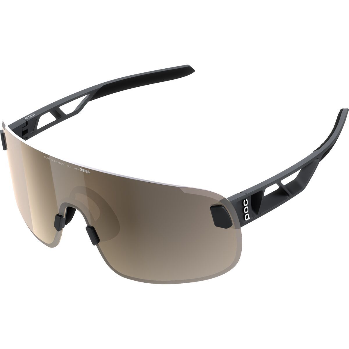 Image of POC Elicit Sunglasses Uranium Black/Clarity Trail, One Size