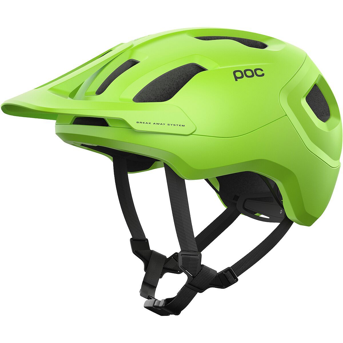 Image of POC Axion Helmet Fluorescent Yellow/Green Matte, M