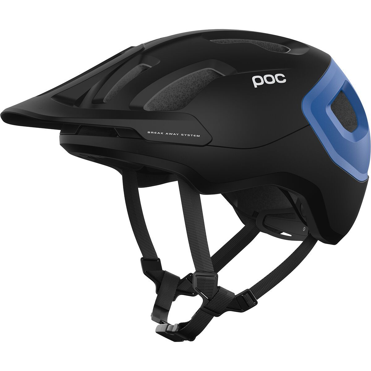 Image of POC Axion Helmet Uranium Black/Opal Blue Metallic/Matte, XS