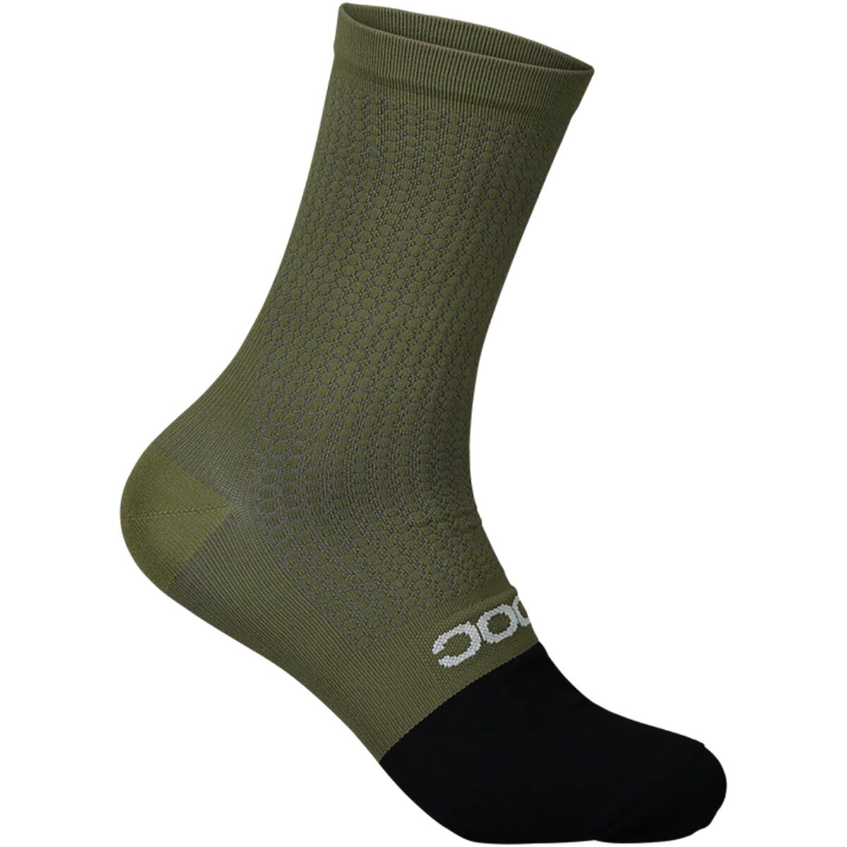 POC POC Flair Mid Sock Epidote Green/Uranium Black, S