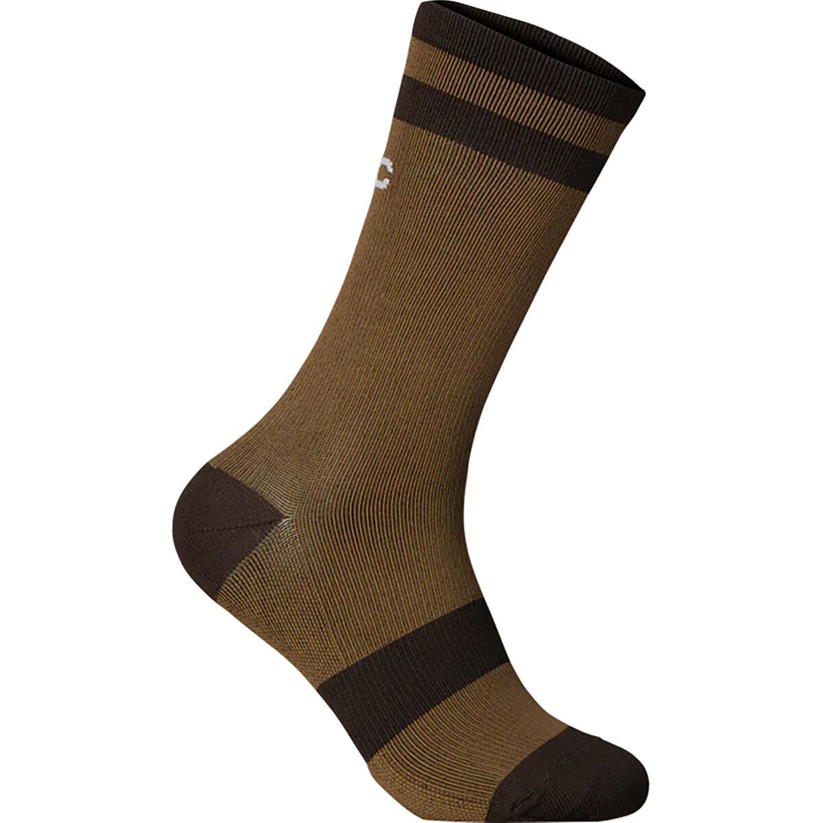 Image of POC Lure MTB Long Sock Jasper Brown/Axinite Brown, S