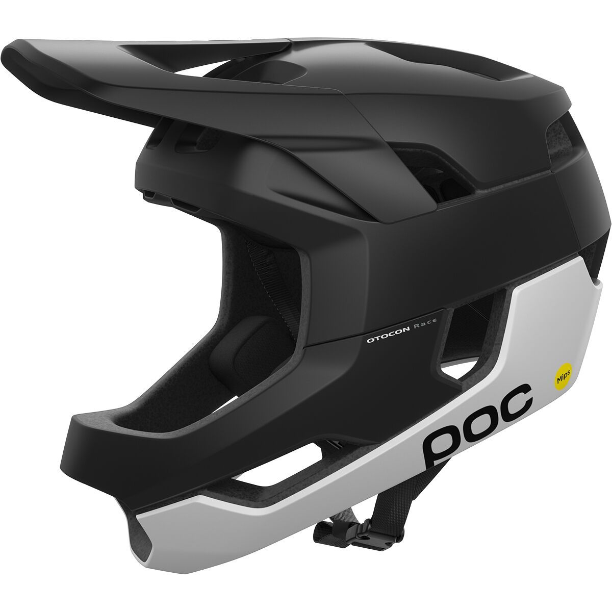 Image of POC Otocon Race Mips Helmet Uranium Black/Hydrogen White Matte, L