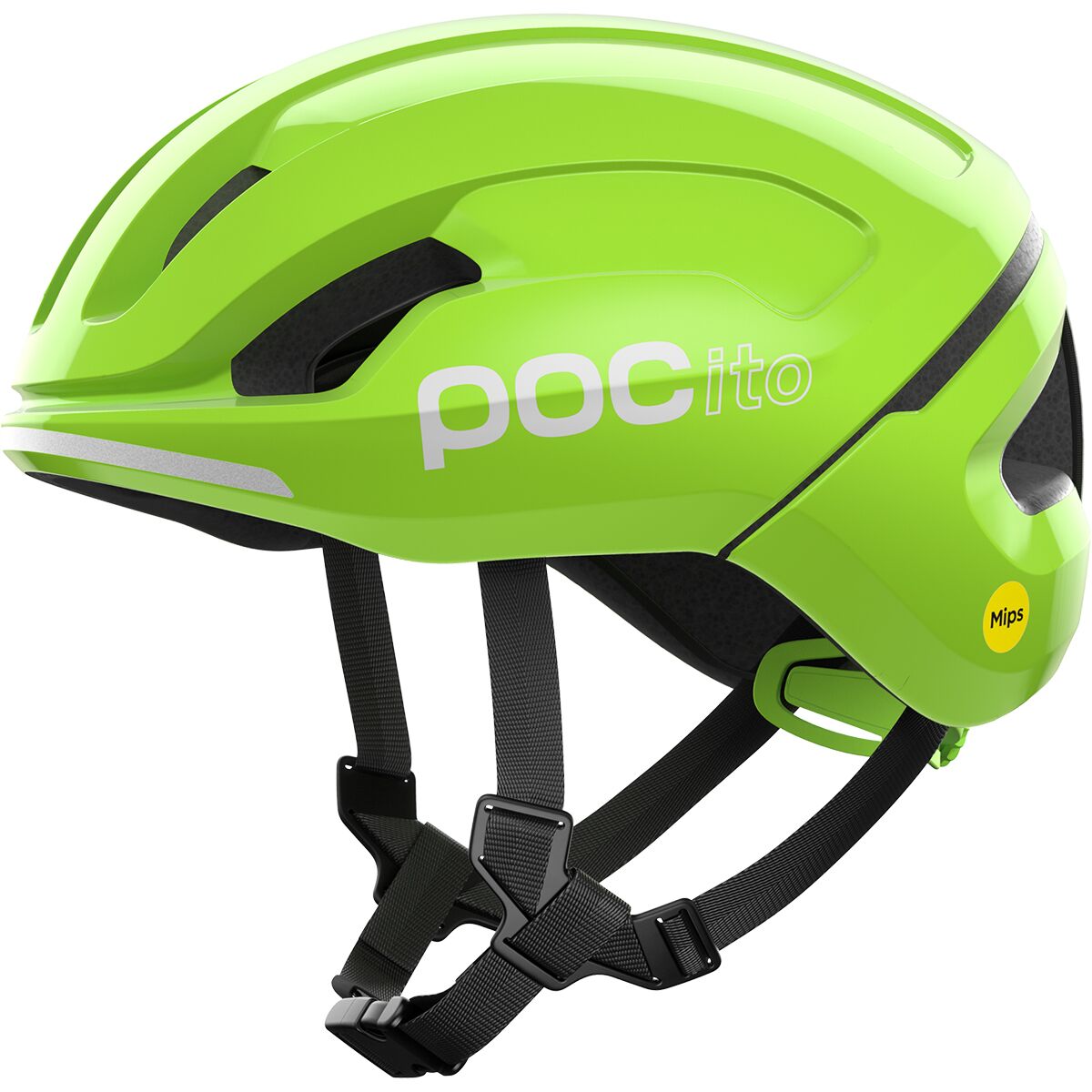 POC POC POCito Omne Mips Helmet - Kids' Fluorescent Yellow/Green, XS