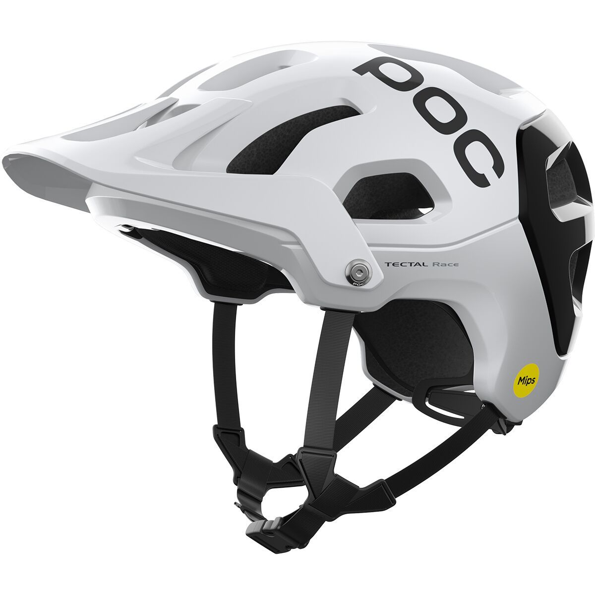 Image of POC Tectal Race Mips Helmet Hydrogen White/Uranium Black, M