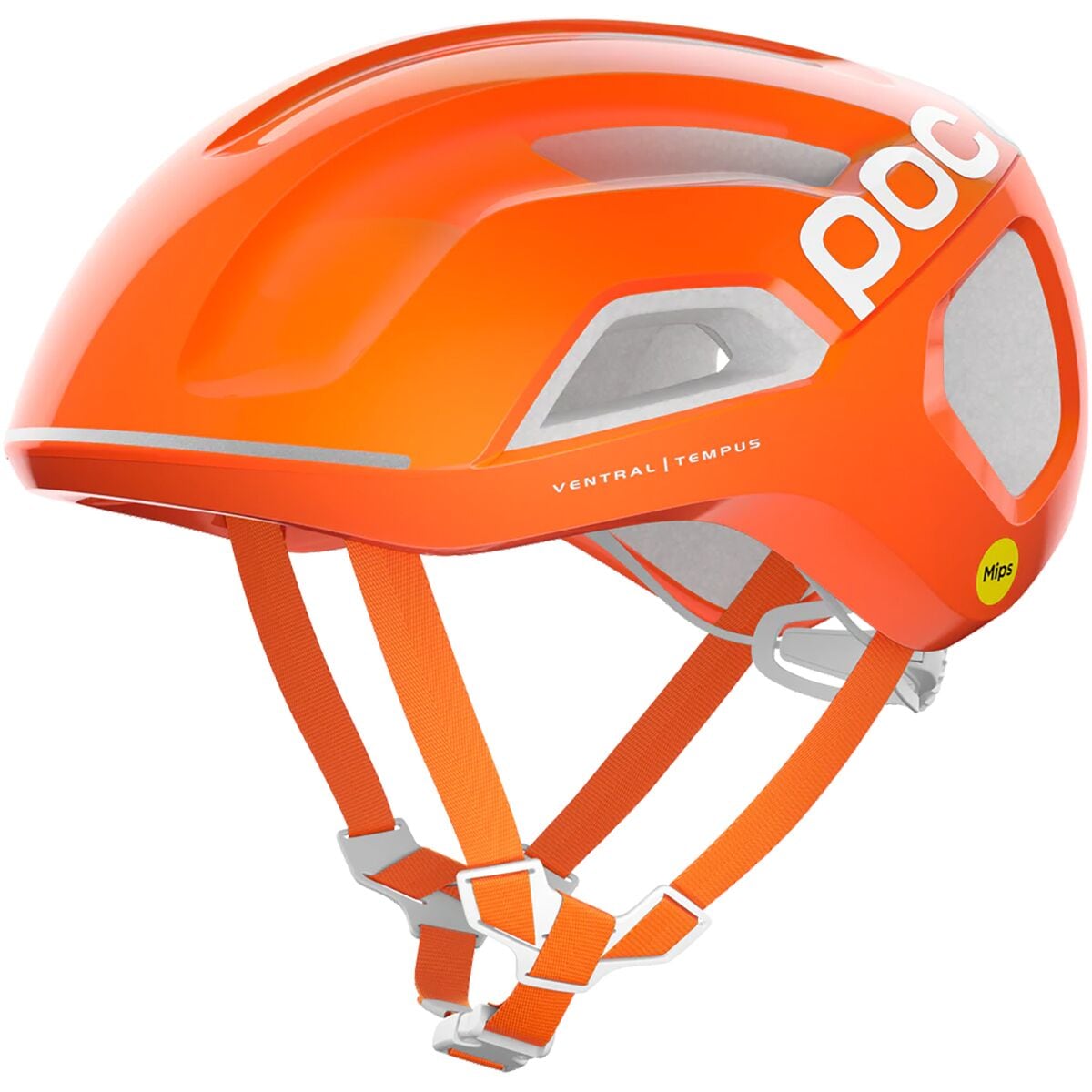 Image of POC Ventral Tempus Mips Helmet Fluorescent Orange AVIP, M