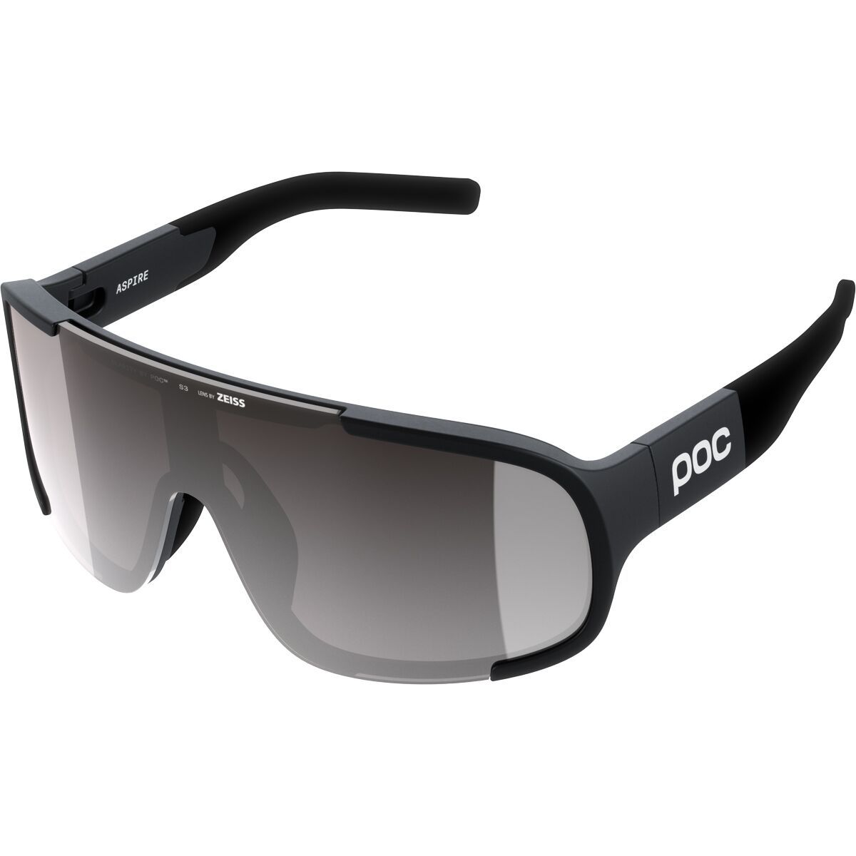 Image of POC Aspire Mid Sunglasses Uranium Black/Clarity Road, One Size