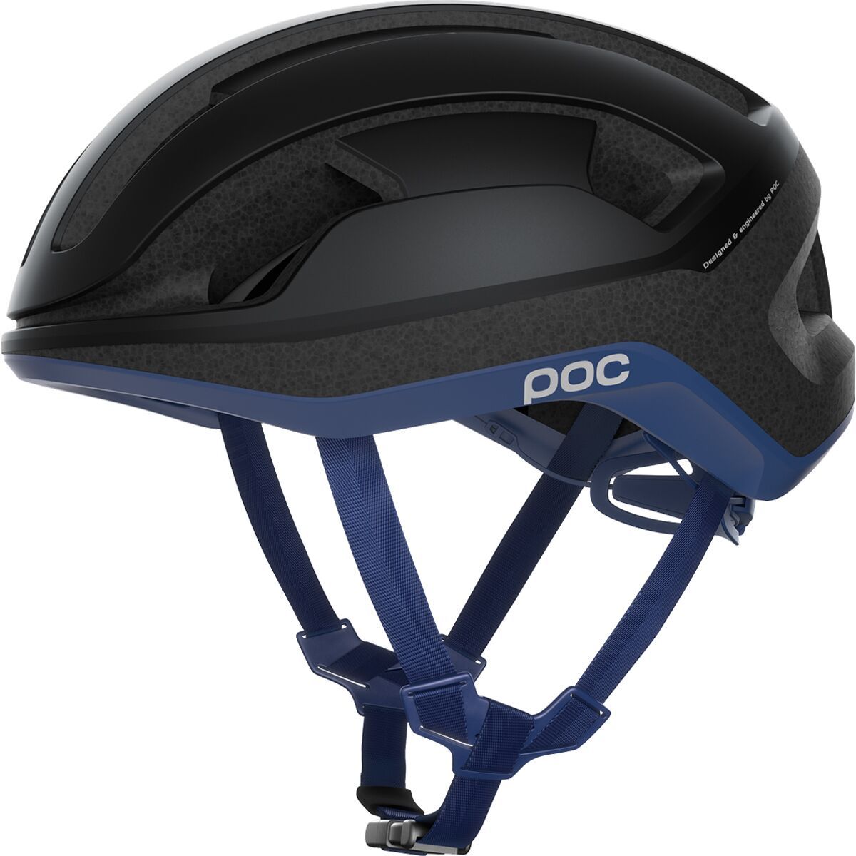 Image of POC Omne Lite Helmet Uranium Black/Lead Blue Matt, M