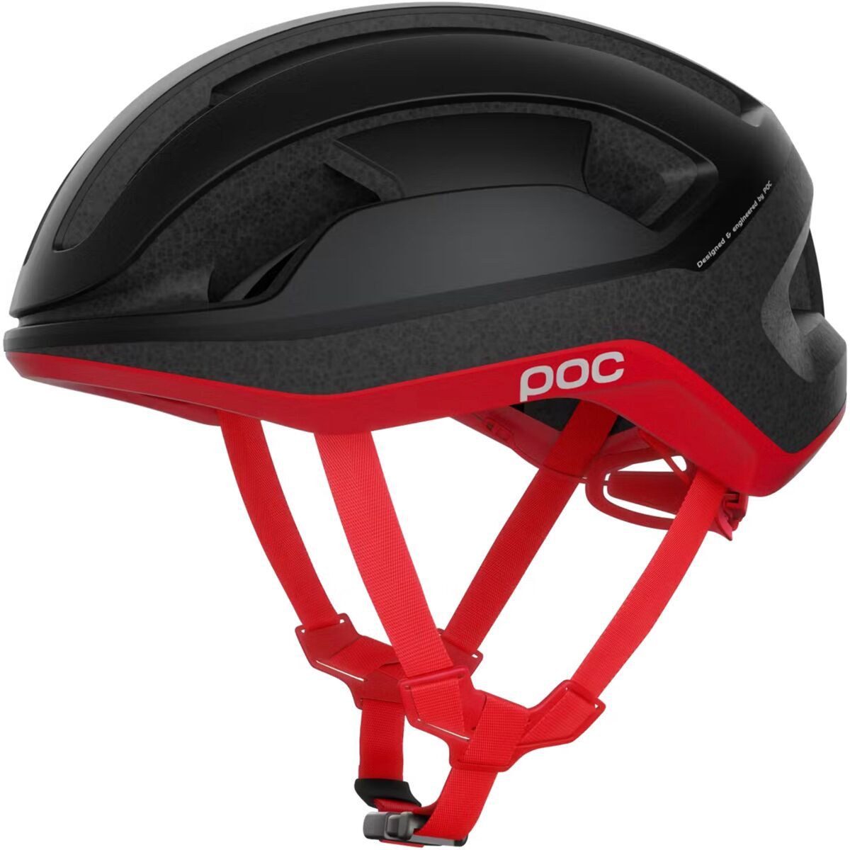 Image of POC Omne Lite Helmet Uranium Black/Prismane Red Matt, M