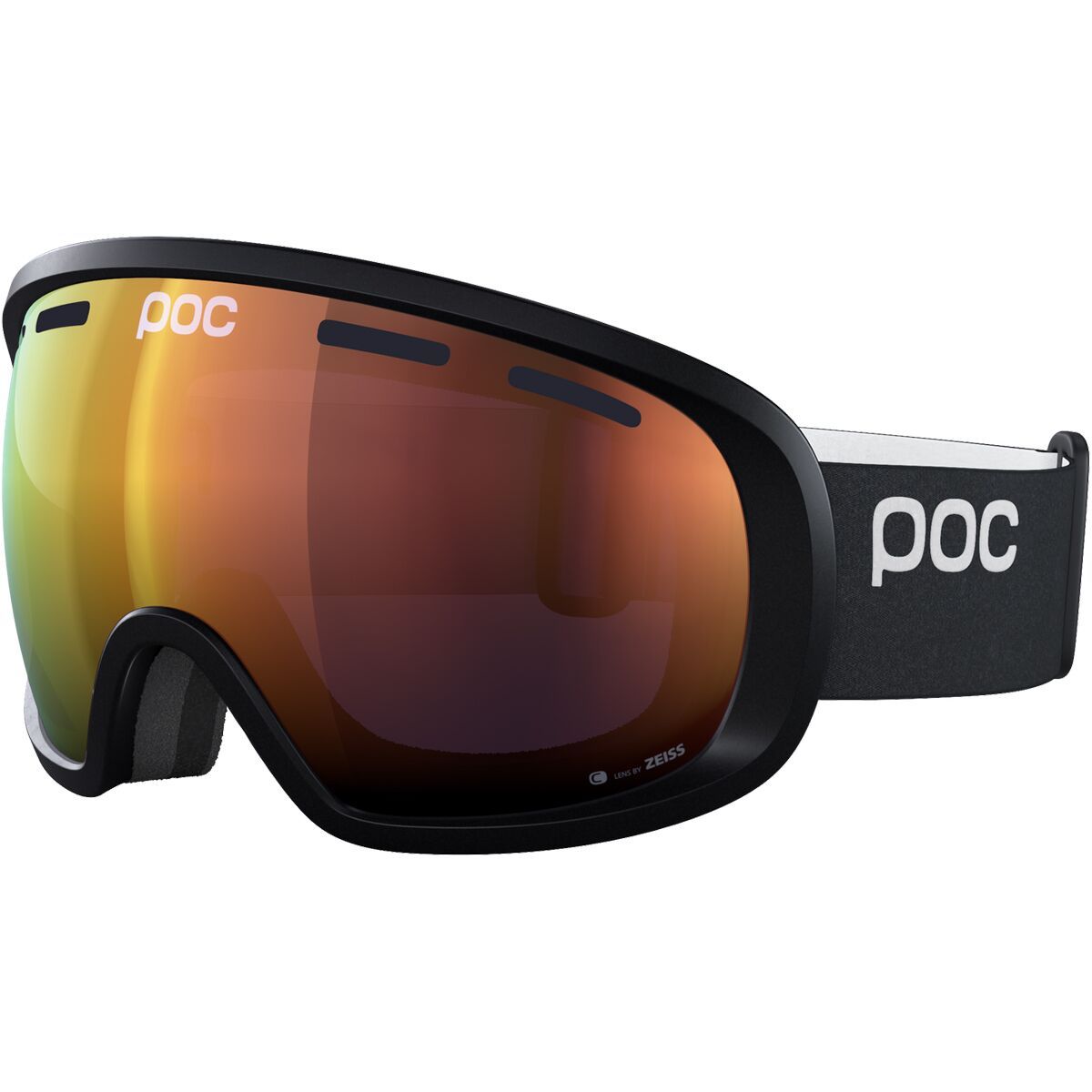 Image of POC Fovea Goggles Uranium Black/Partly Sunny Orange, One Size