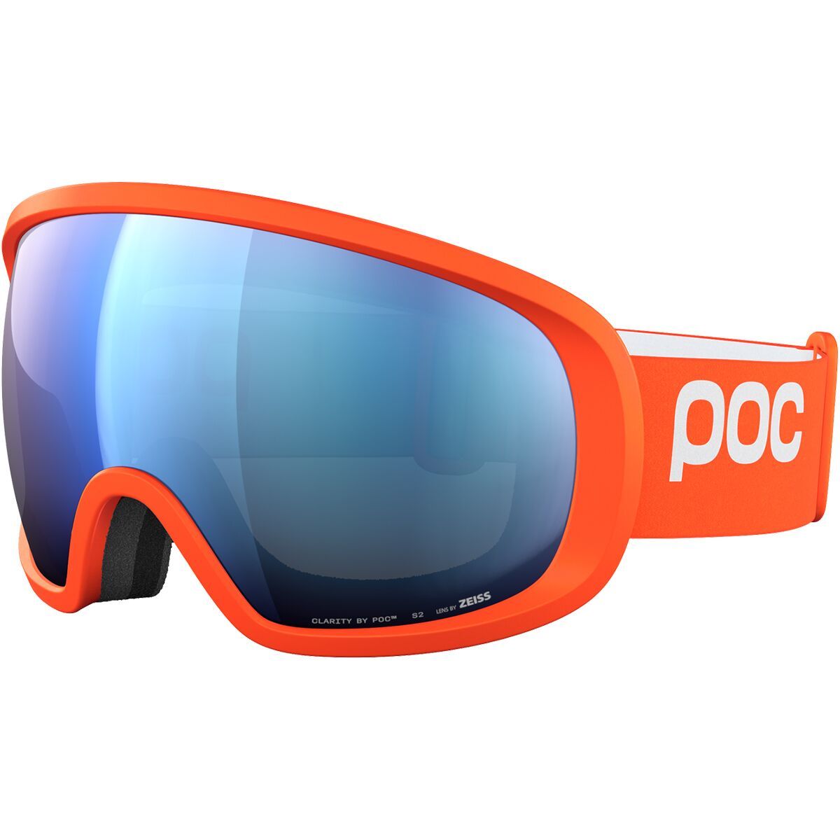 Image of POC Fovea Goggles Zink Orange/Partly Sunny Blue, One Size