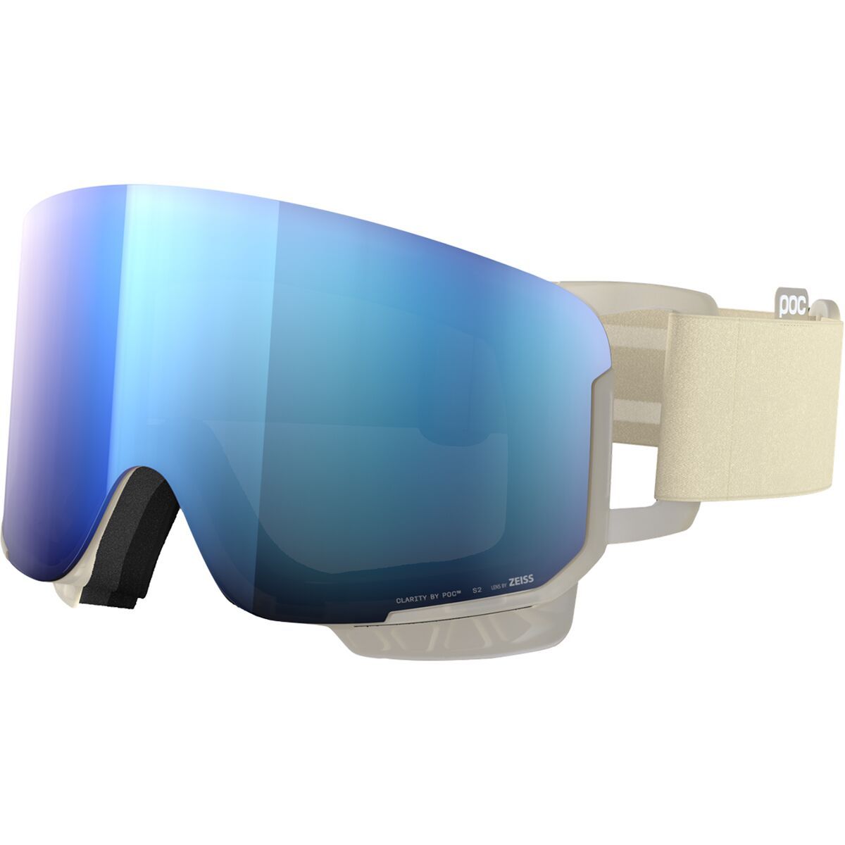 Image of POC Nexal Goggles Raw White/Partly Sunny Blue, One Size