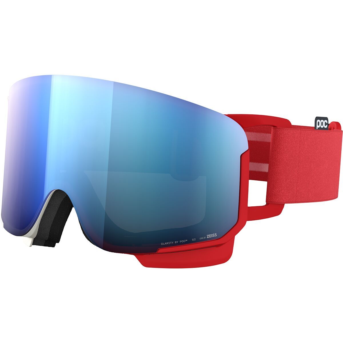 Image of POC Nexal Goggles Rouge/Blanc/Partly Sunny Blue, One Size