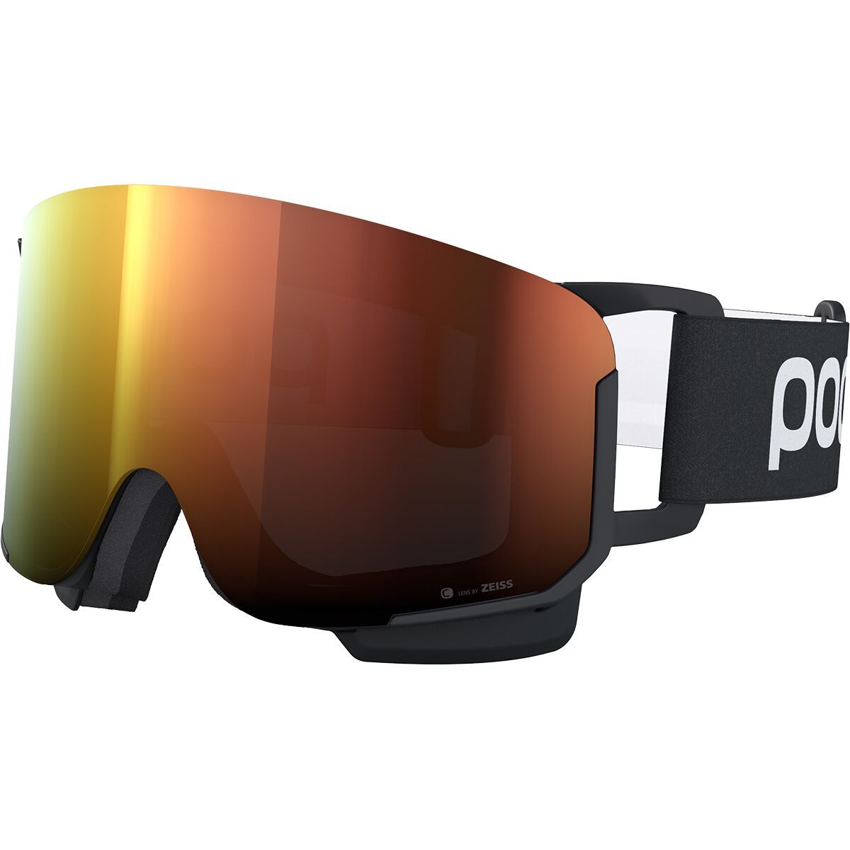 Image of POC Nexal Goggles Uranium Black/Partly Sunny Orange, One Size