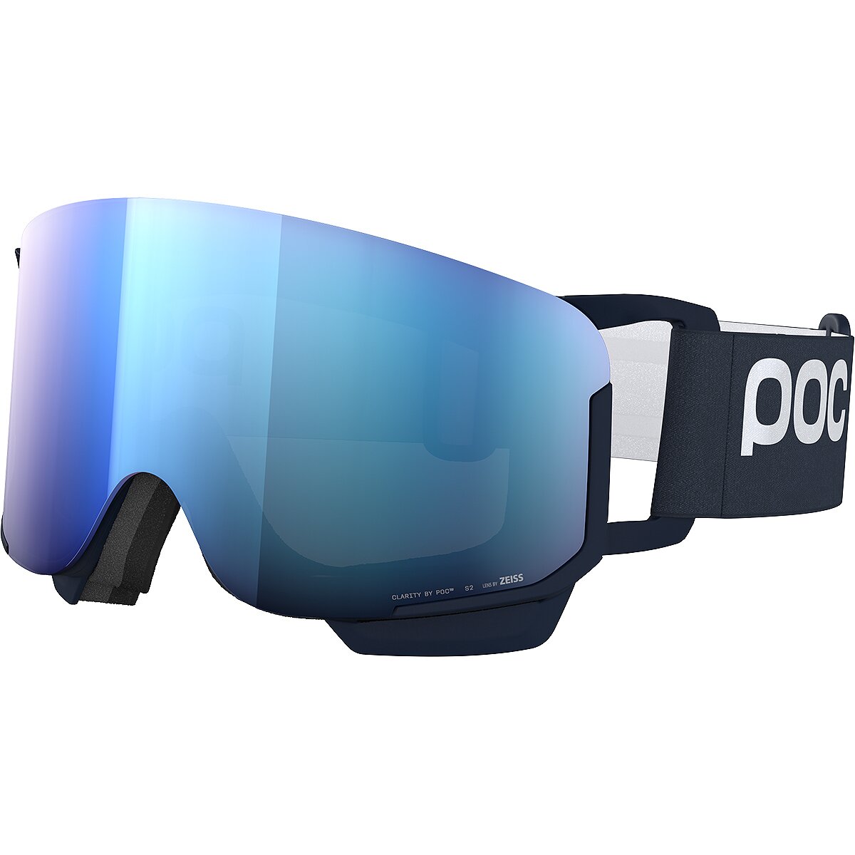 Image of POC Nexal Mid Goggles Apatite Navy/Partly Sunny Blue, One Size
