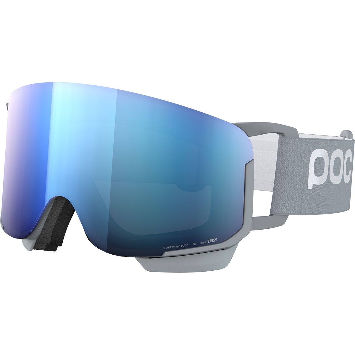 Image of POC Nexal Mid Goggles Granite Grey/Partly Sunny Blue, One Size