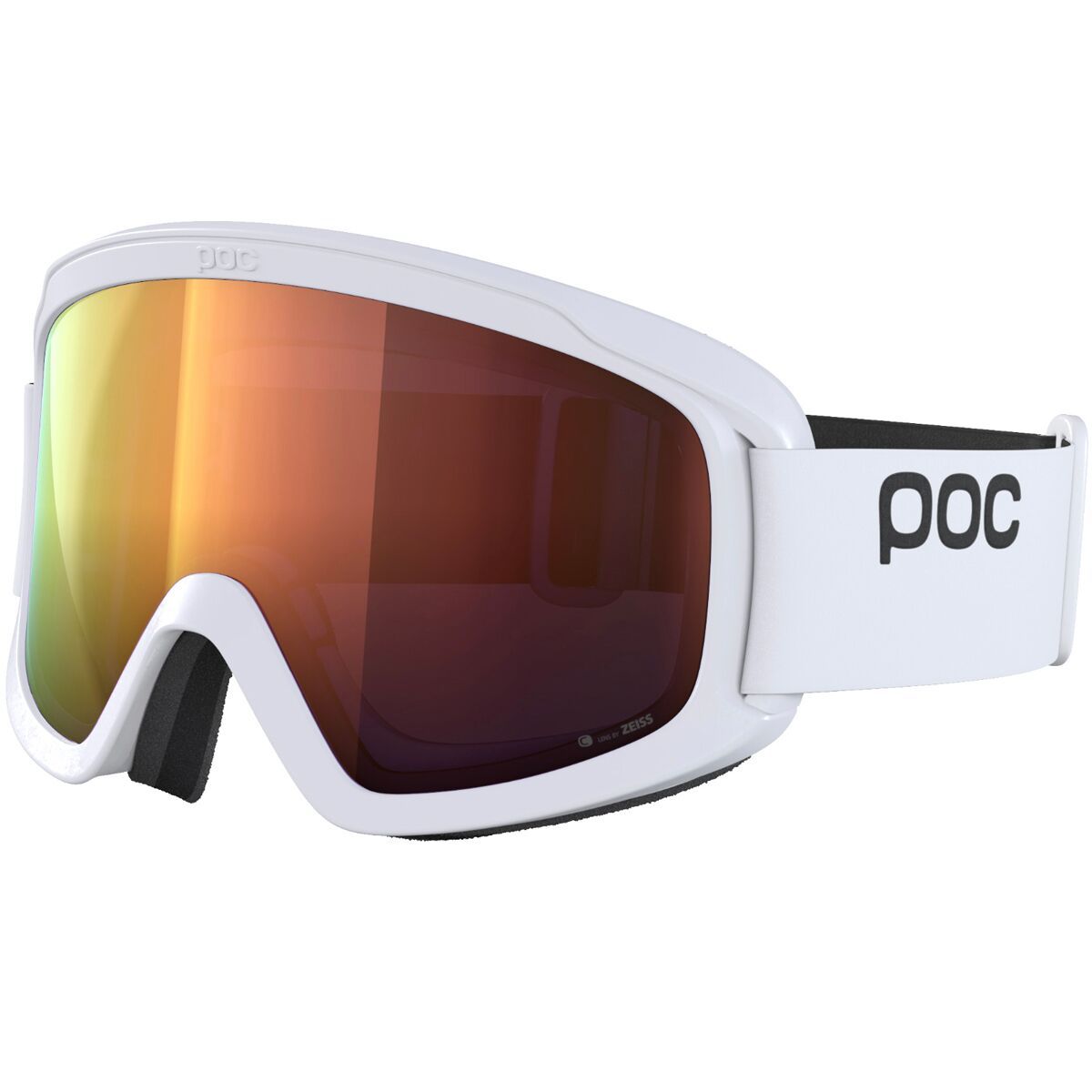 Image of POC Opsin Goggles Hydrogen White/Partly Sunny Orange, One Size