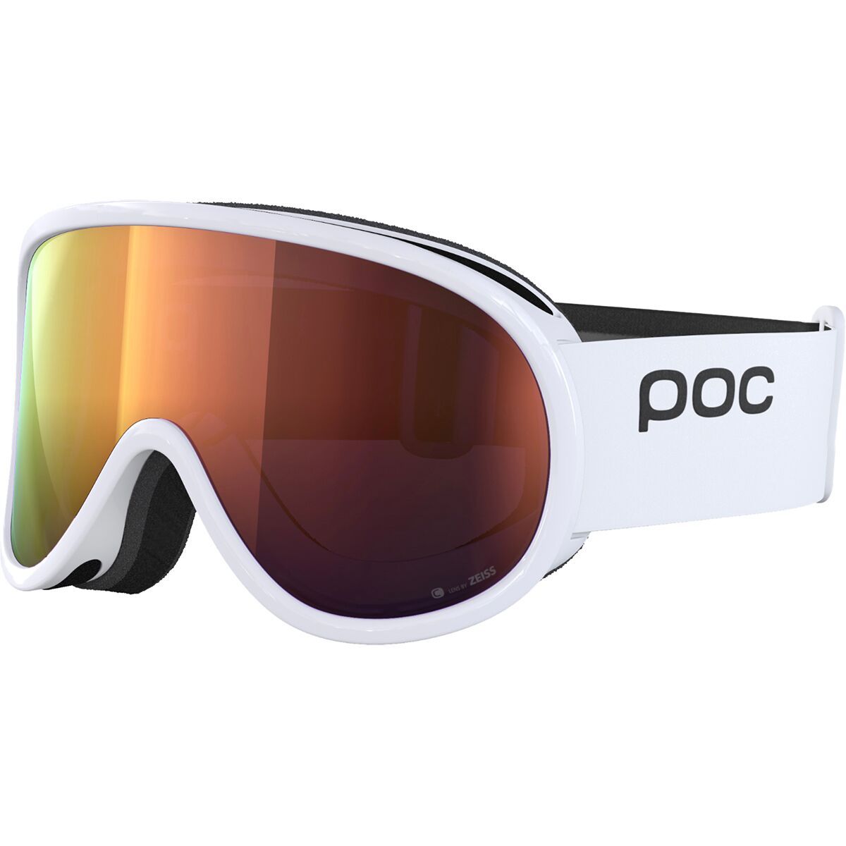 Image of POC Retina Goggles Hydrogen White/Partly Sunny Orange, One Size