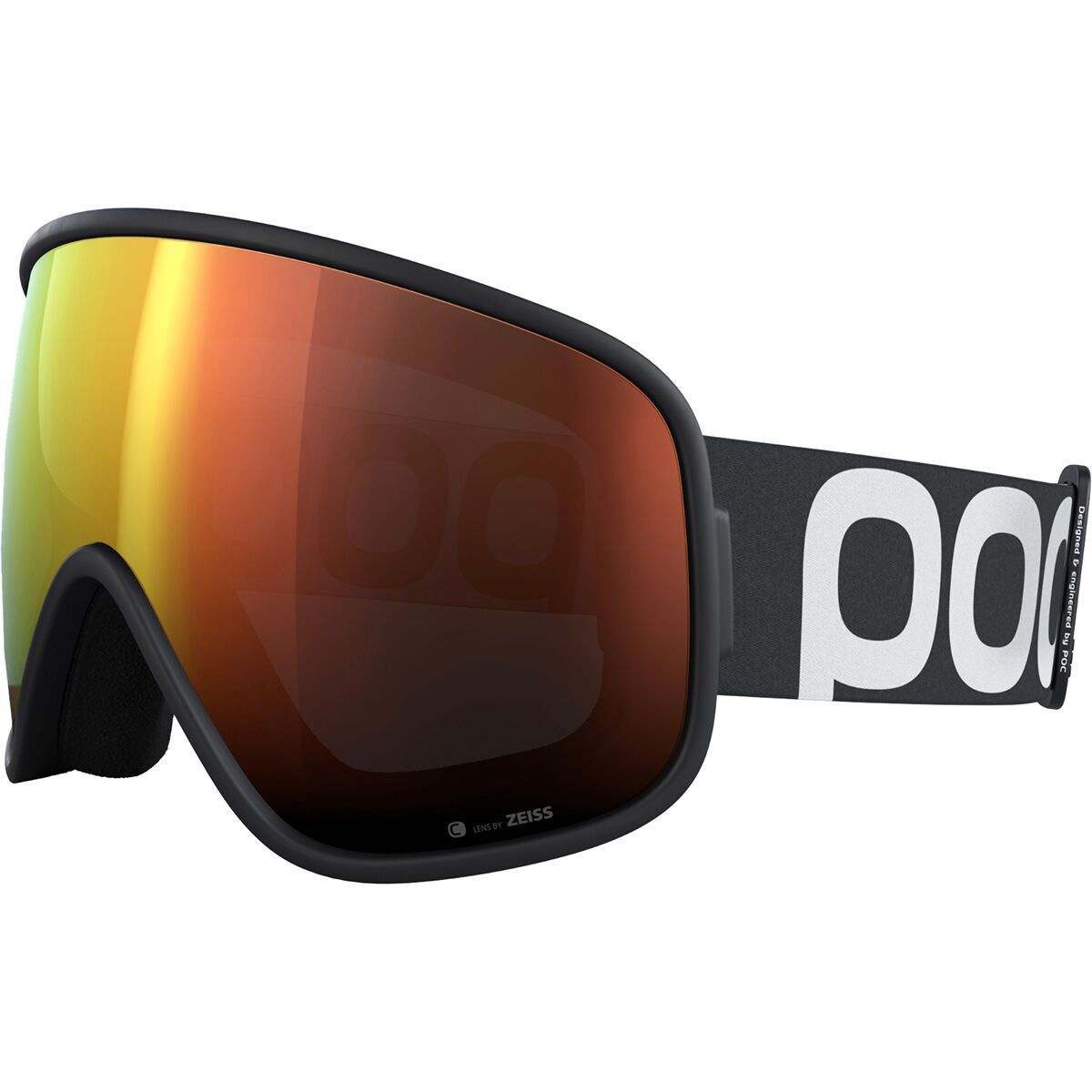 Image of POC Vitrea Goggles Uranium Black/Partly Sunny Orange, One Size