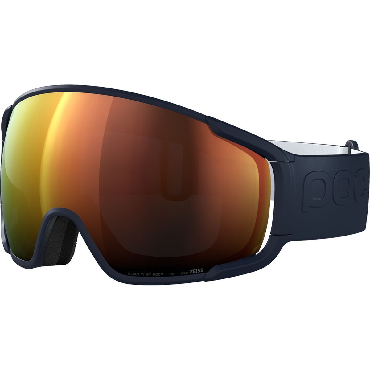 Image of POC Zonula Goggles Apatite Navy/Partly Sunny Orange, One Size