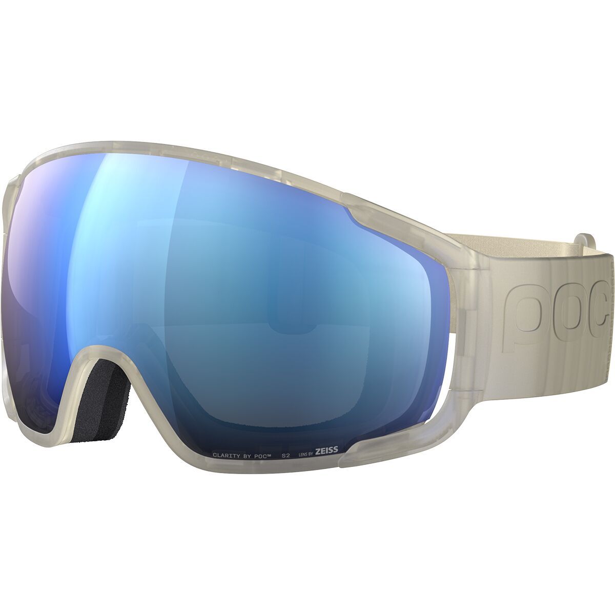 Image of POC Zonula Goggles Raw White/Partly Sunny Blue, One Size