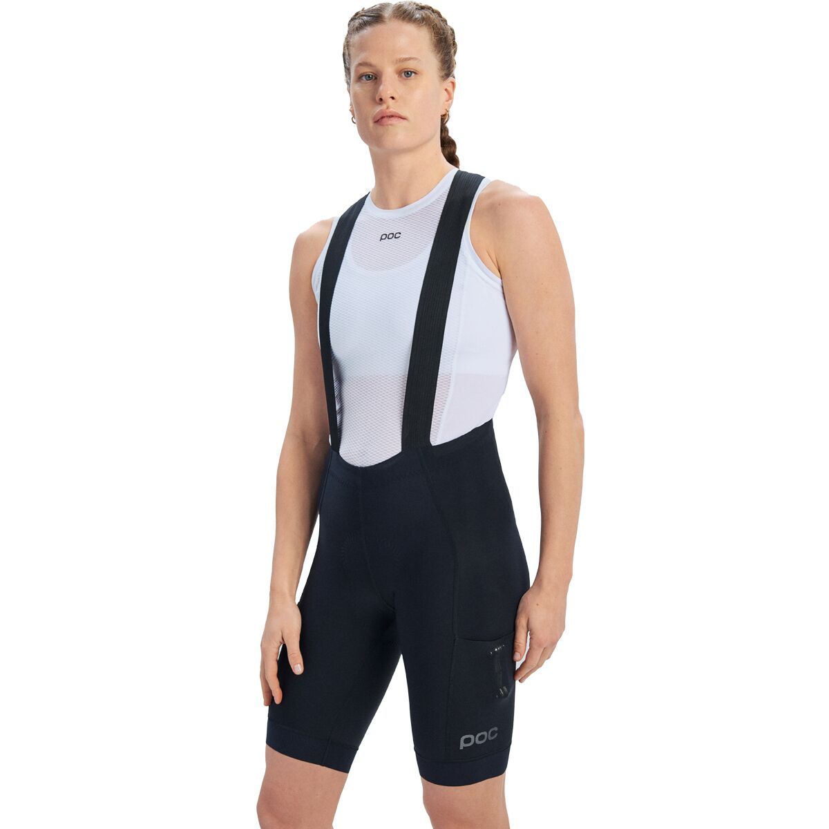 Image of POC Essential Cargo Bib Short - Women's Uranium Black, S