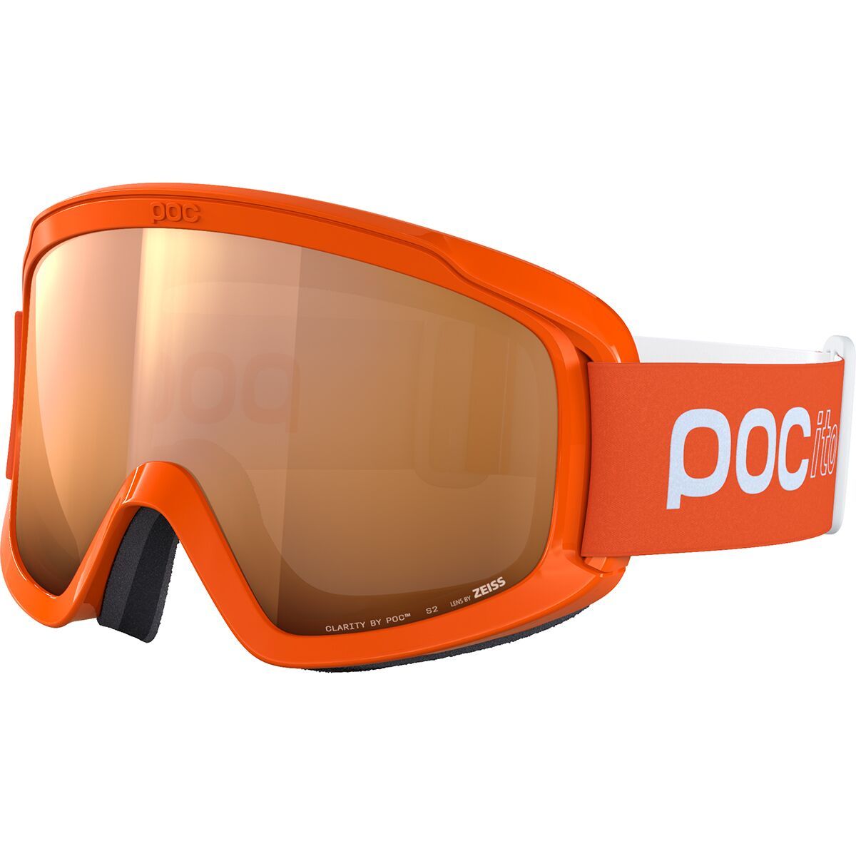 POC POCito Opsin Goggles - Kids' Fluorescent Orange, One Size