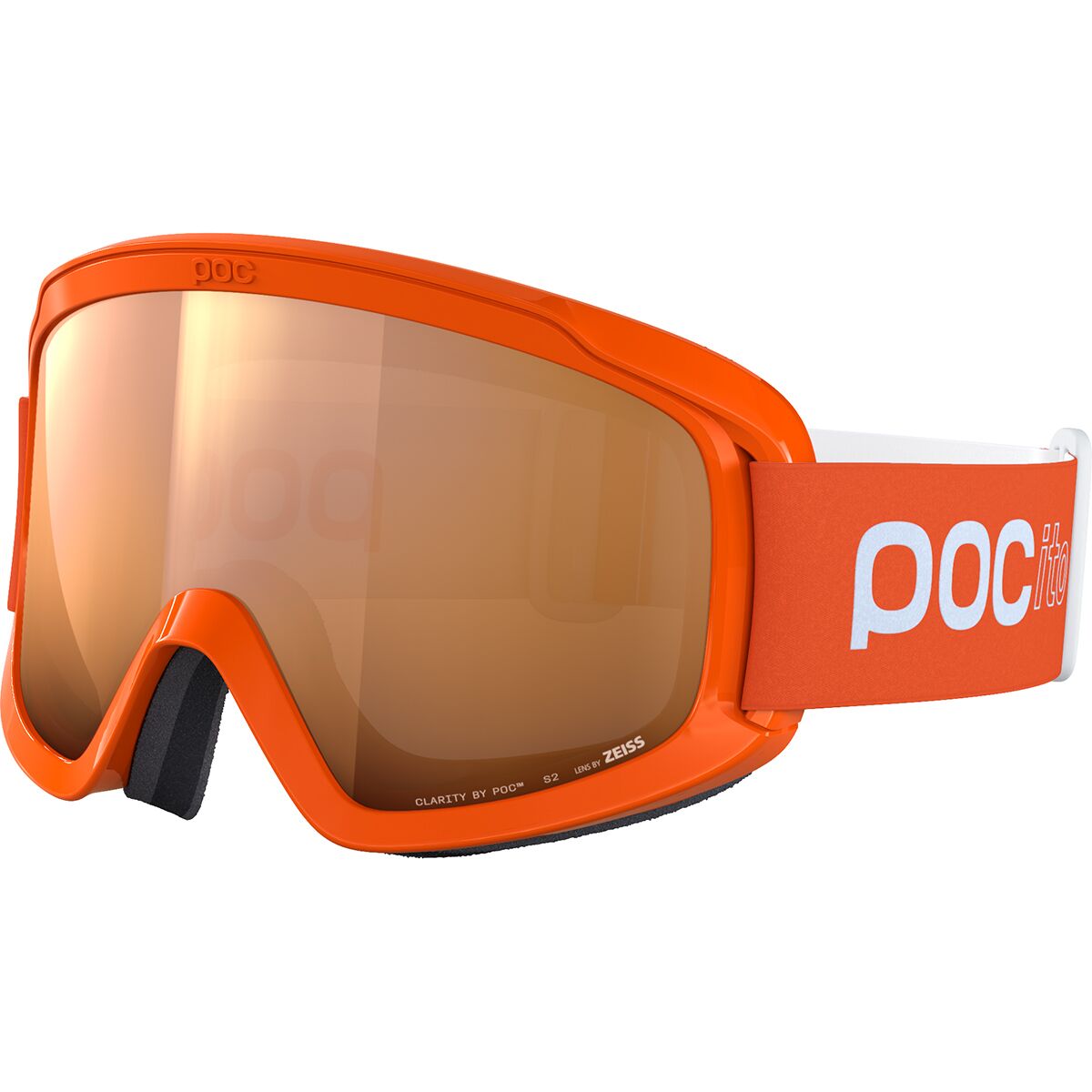 Image of POC POCito Opsin Goggles - Kids' Fluorescent Orange, One Size