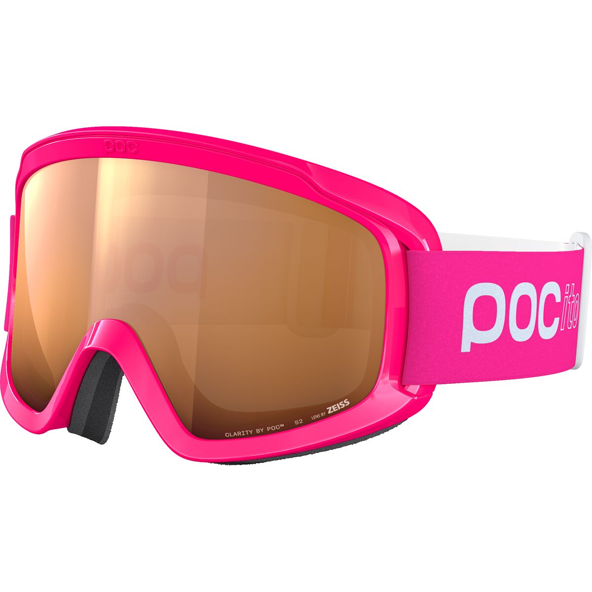 Image of POC POCito Opsin Goggles - Kids' Fluorescent Pink, One Size