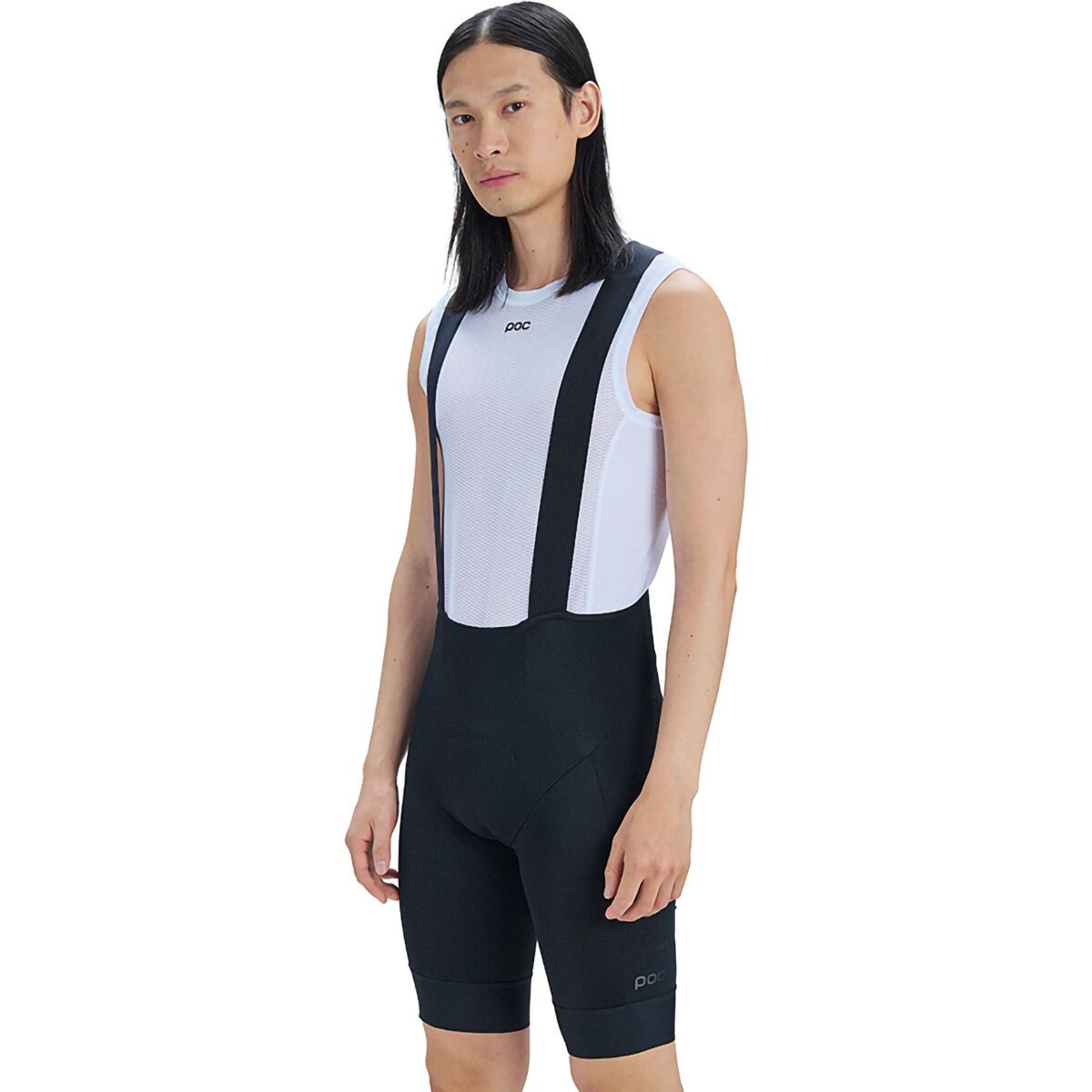 Image of POC Cadence Cargo Bib Short - Men's Uranium Black, LRG