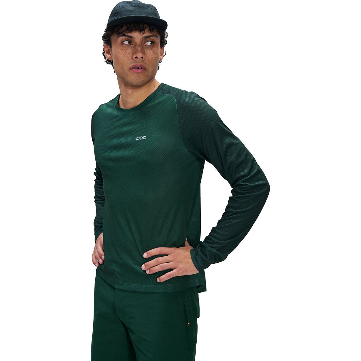 Image of POC Motion Air Long-Sleeve Jersey Pargasite Green, L