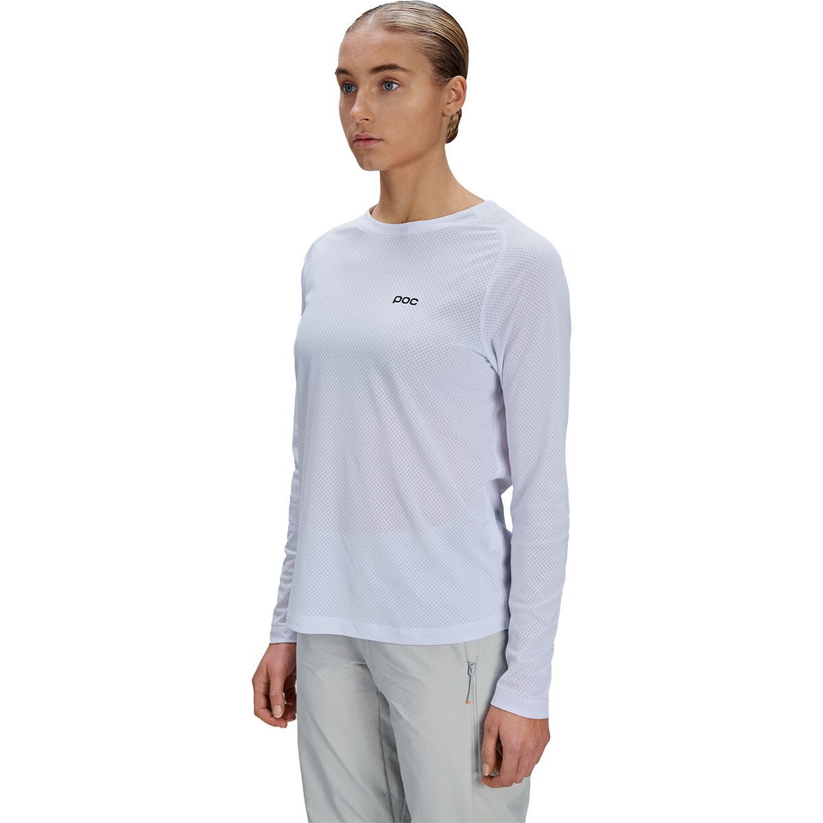 Image of POC Motion Air Long-Sleeve Jersey - Women's Hydrogen White, M