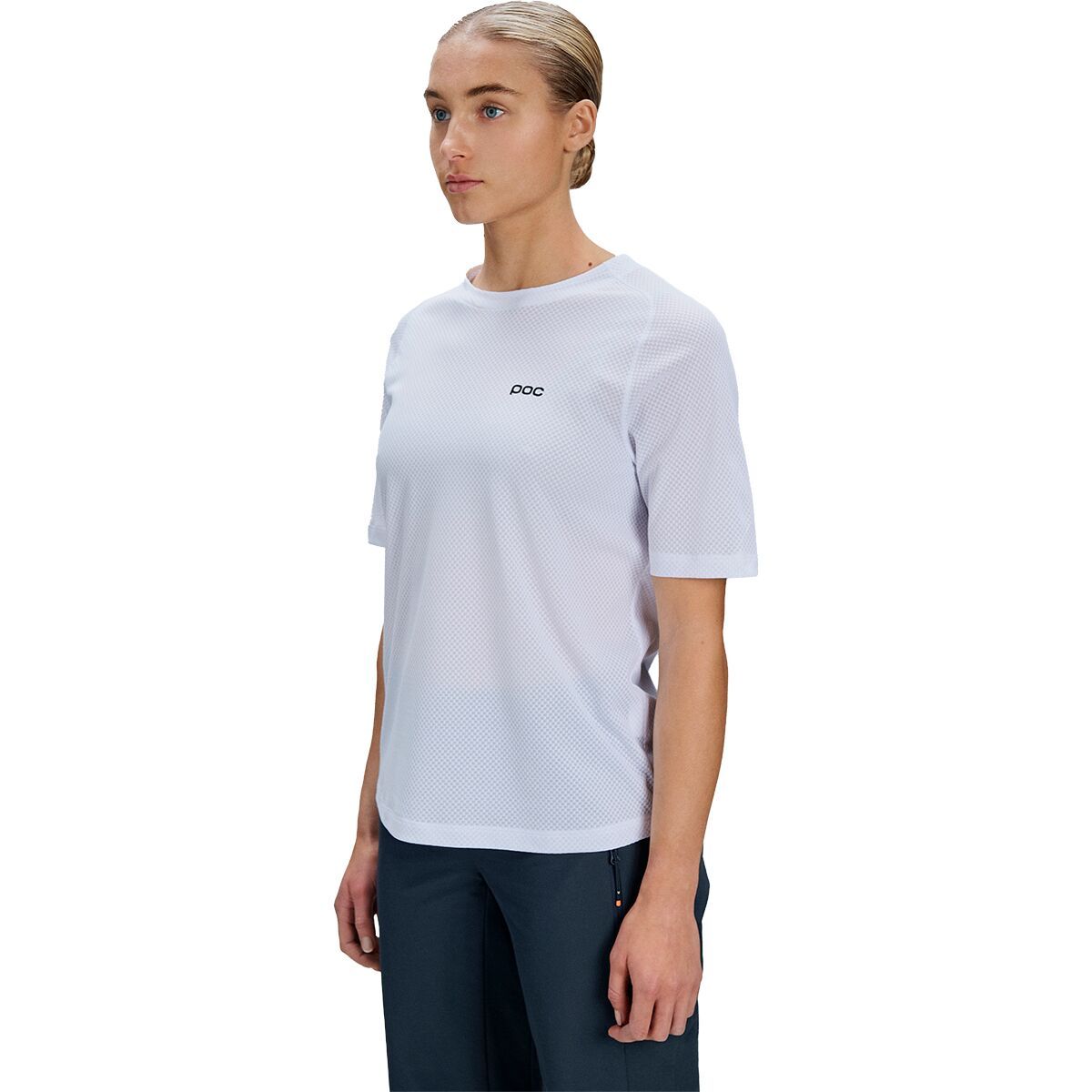 Image of POC Motion Air Short-Sleeve Jersey - Women's Hydrogen White, S